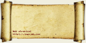 Mina Aksentijević vizit kartica